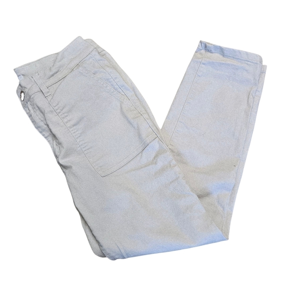 d. jeans Beige Ankle Jeans With Cargo Front Pockets Size 4 - Picture 4 of 12